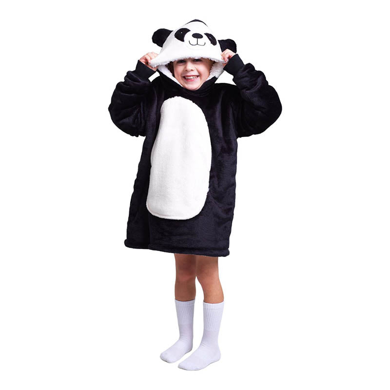 Hoodie deken panda