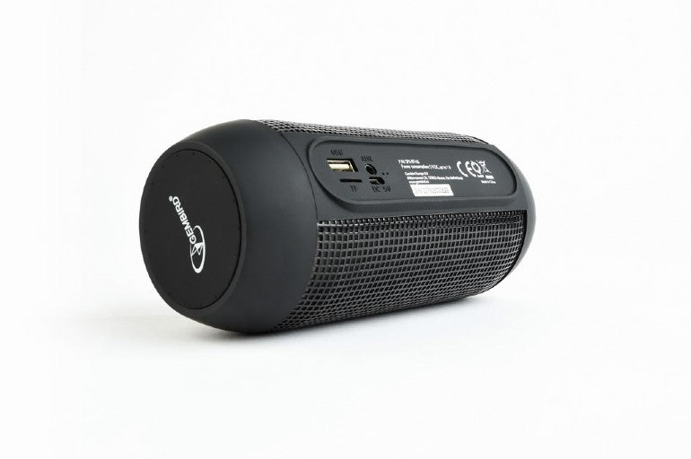 Portable Bluetooth speaker met LED light effects achterkant